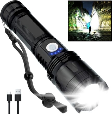 BERCOL Rechargeable LED Flashlights High Lumens