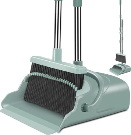 Kelamayi 2021 Upgrade Broom and Dustpan Set