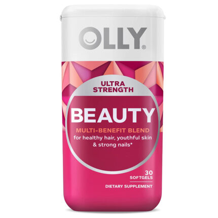 OLLY Ultra Strength Beauty Softgels, Healthy Hair, Skin and Nails