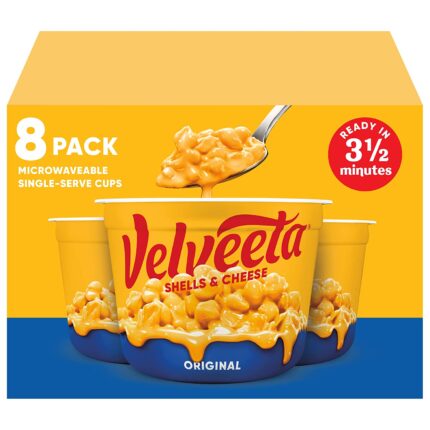 Velveeta Shells & Cheese Original Microwavable Macaroni and Cheese Cups