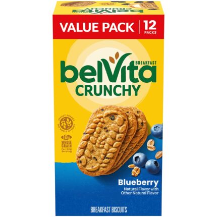 belVita Blueberry Breakfast Biscuits, 12 Packs
