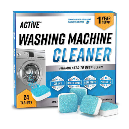 Washing Machine Cleaner Descaler 24 Pack - Deep Cleaning Tablets